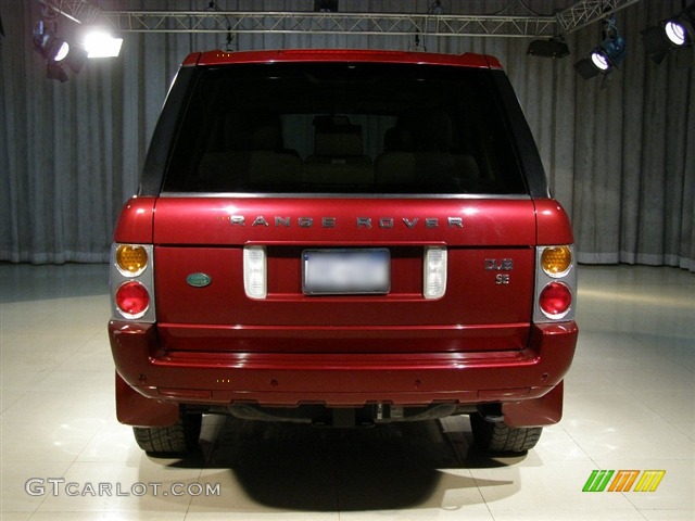 2004 Range Rover HSE - Alveston Red Metallic / Sand/Jet Black photo #16
