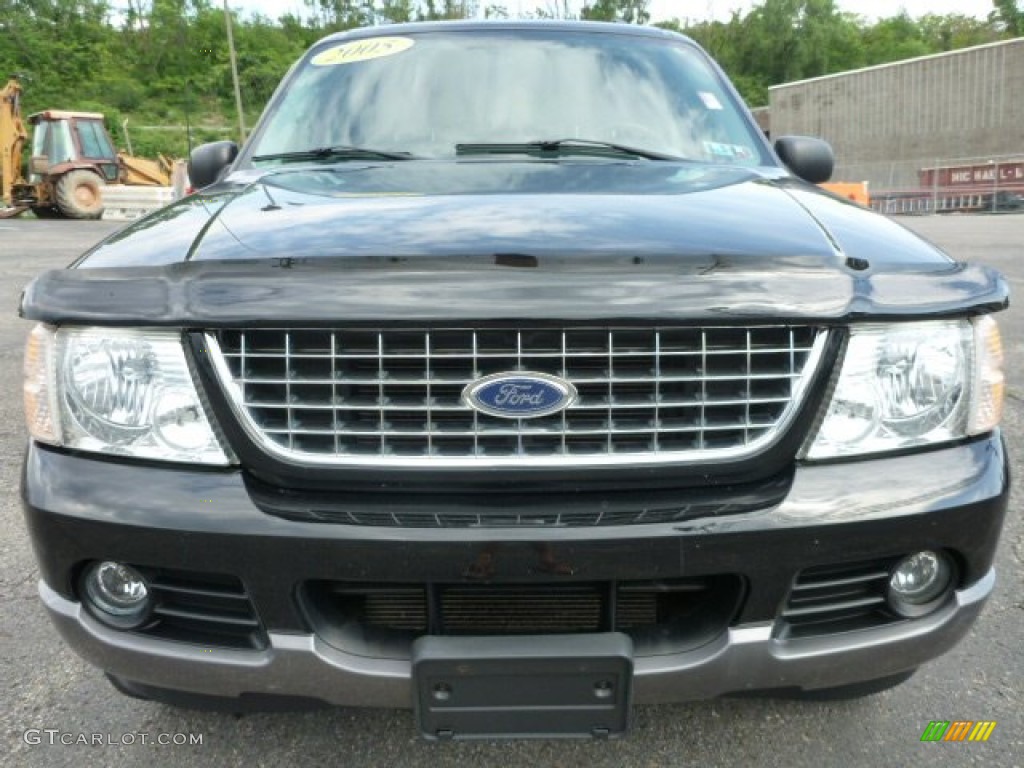 2005 Explorer XLT 4x4 - Black / Midnight Grey photo #6