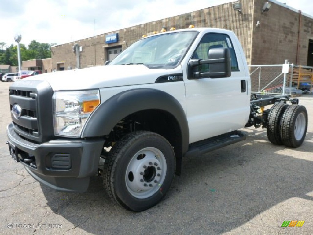 Oxford White 2016 Ford F450 Super Duty XL Regular Cab Chassis Exterior Photo #104912747