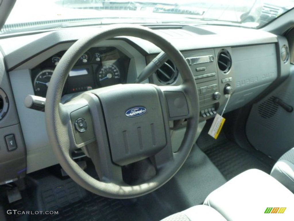 2016 Ford F450 Super Duty XL Regular Cab Chassis Steel Dashboard Photo #104912828