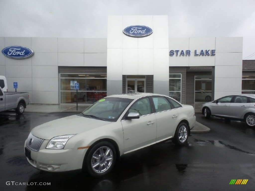 2008 Sable Premier AWD Sedan - Light Sage Metallic / Light Camel photo #1