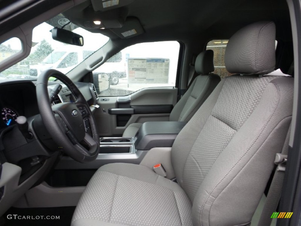 2015 F150 XLT SuperCrew 4x4 - Magnetic Metallic / Medium Earth Gray photo #12