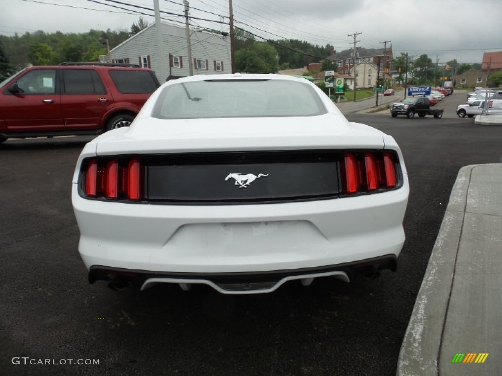 2015 Mustang EcoBoost Premium Coupe - Oxford White / Ebony photo #4