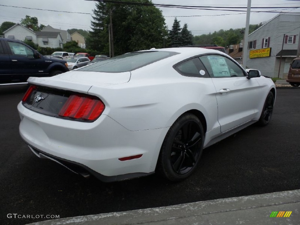 2015 Mustang EcoBoost Premium Coupe - Oxford White / Ebony photo #5