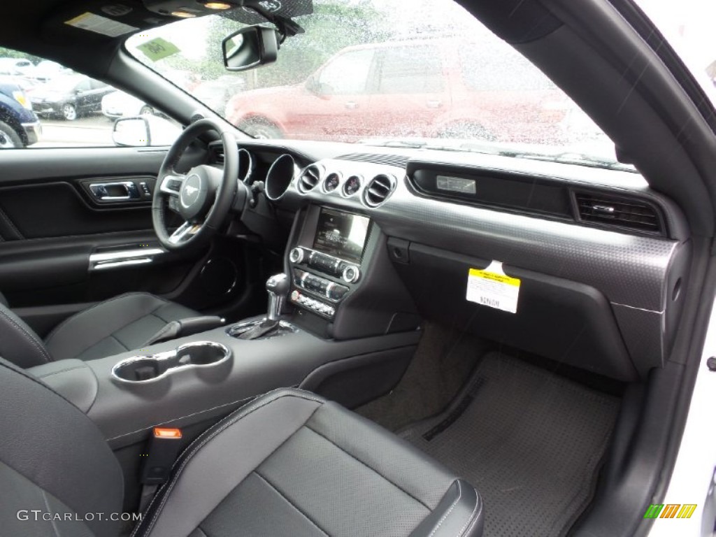 2015 Mustang EcoBoost Premium Coupe - Oxford White / Ebony photo #7