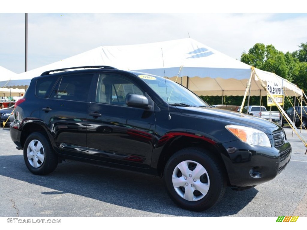 2007 RAV4 I4 - Black / Taupe photo #1