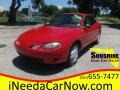 Bright Red 2002 Ford Escort ZX2 Coupe