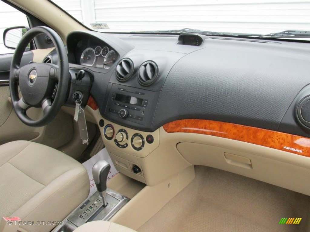 Neutral Beige Interior 2008 Chevrolet Aveo LS Sedan Photo #104921210