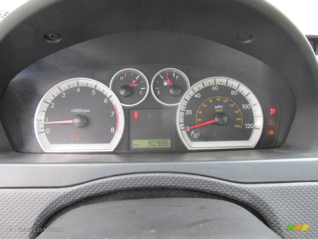 2008 Aveo LS Sedan - Black / Neutral Beige photo #36