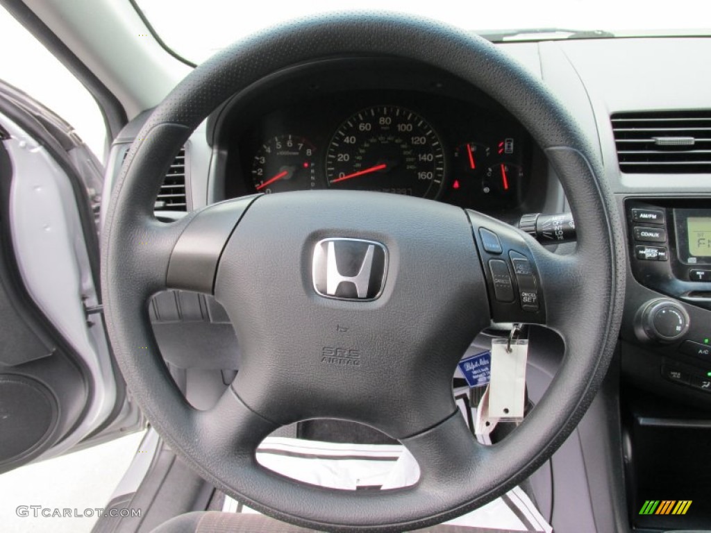 2004 Accord LX Sedan - Satin Silver Metallic / Black photo #38