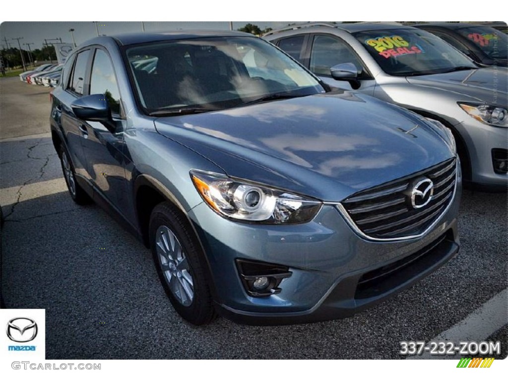 2016 CX-5 Touring - Blue Reflex Mica / Black photo #6