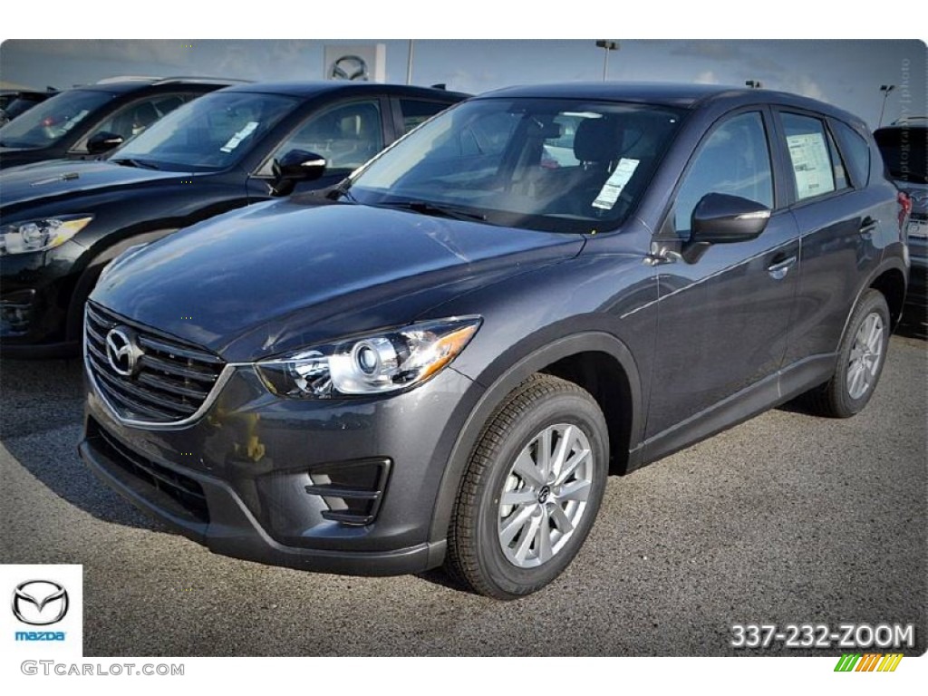 2016 CX-5 Sport - Meteor Gray Mica / Black photo #1