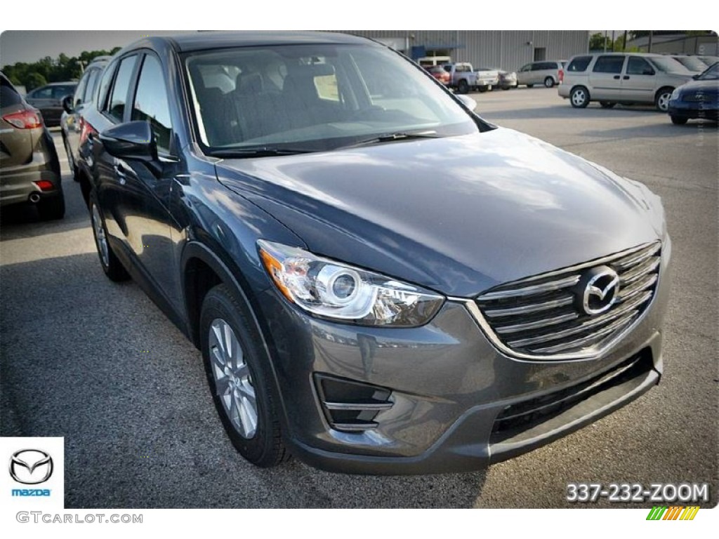 2016 CX-5 Sport - Meteor Gray Mica / Black photo #7