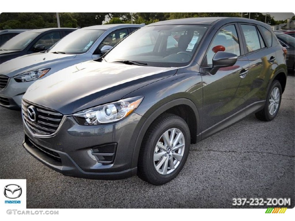 2016 CX-5 Sport - Meteor Gray Mica / Black photo #1