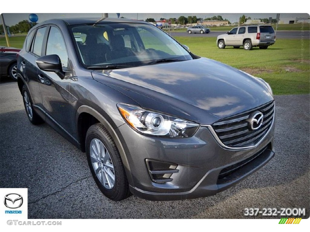 2016 CX-5 Sport - Meteor Gray Mica / Black photo #8