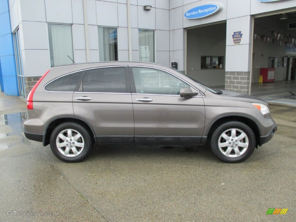 2009 CR-V EX-L 4WD - Urban Titanium Metallic / Black photo #2