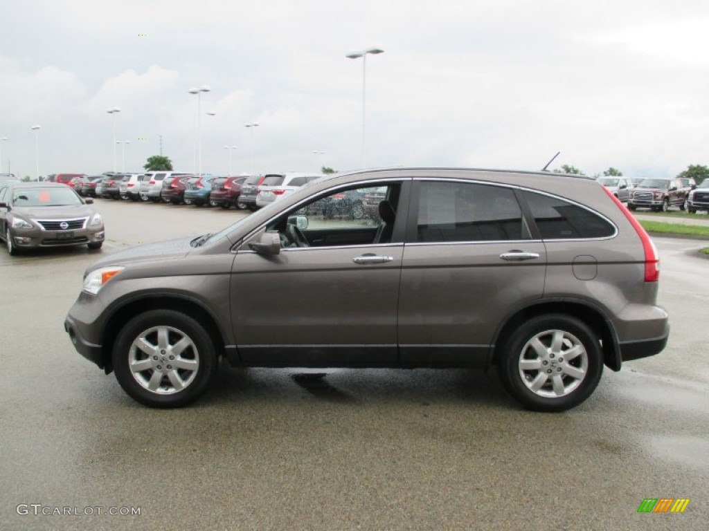 2009 CR-V EX-L 4WD - Urban Titanium Metallic / Black photo #4