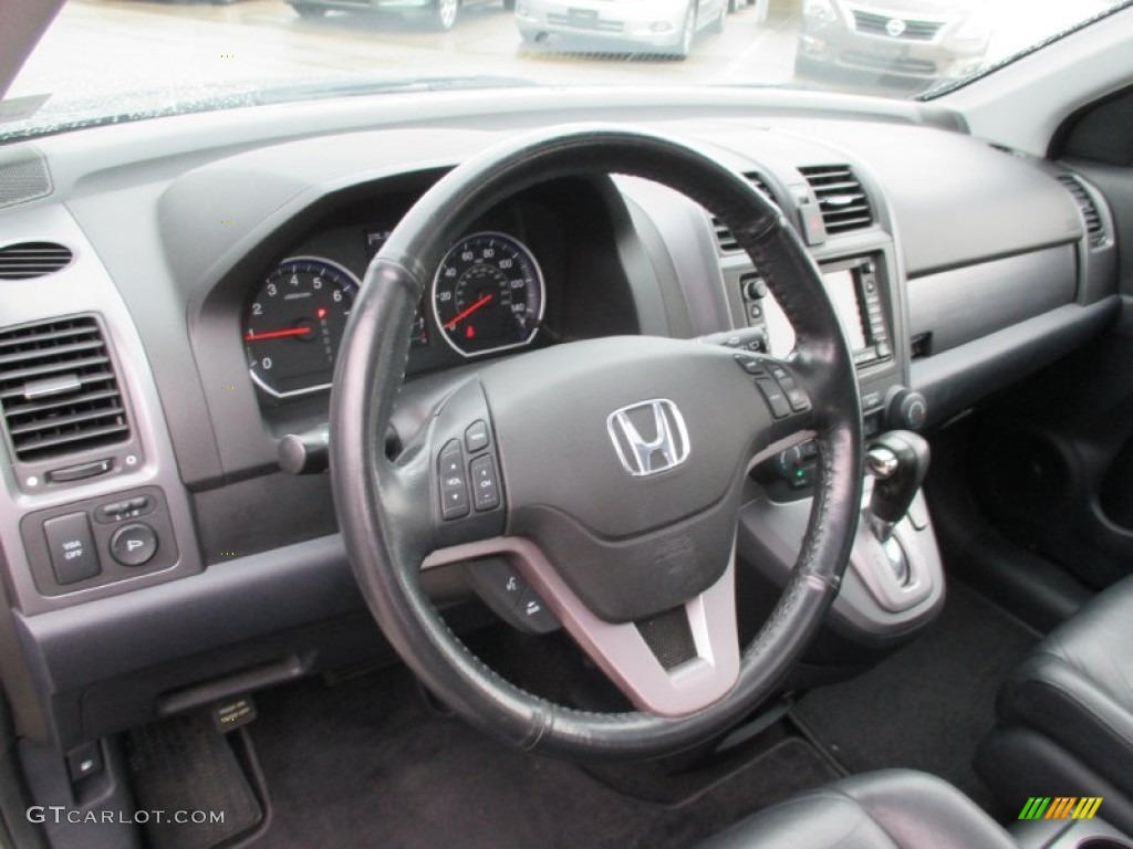 2009 CR-V EX-L 4WD - Urban Titanium Metallic / Black photo #11