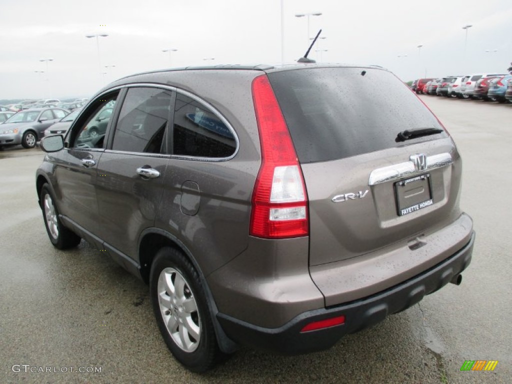 2009 CR-V EX-L 4WD - Urban Titanium Metallic / Black photo #17