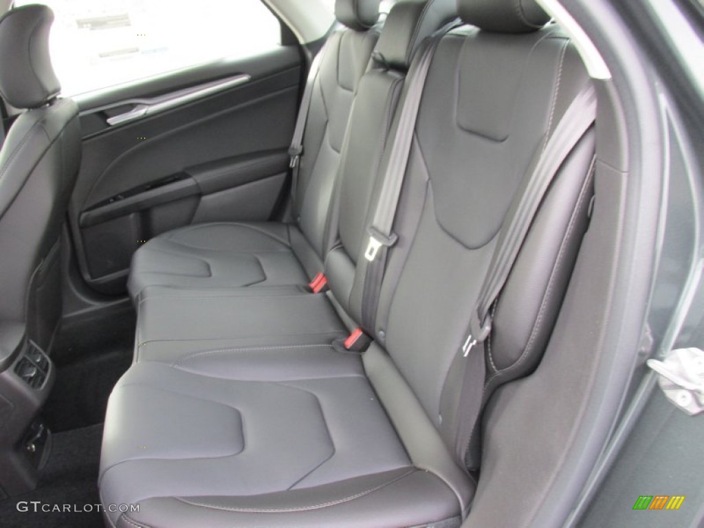 2016 Ford Fusion Titanium Rear Seat Photo #104927255