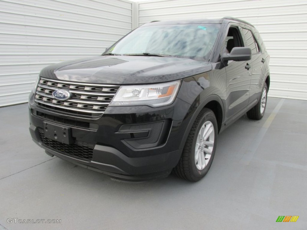 2016 Explorer FWD - Shadow Black / Medium Light Camel photo #7