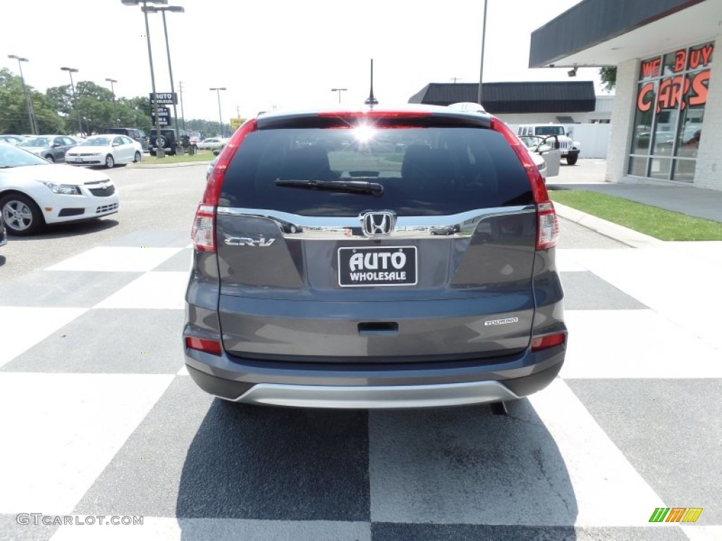 2015 CR-V Touring - Modern Steel Metallic / Gray photo #4