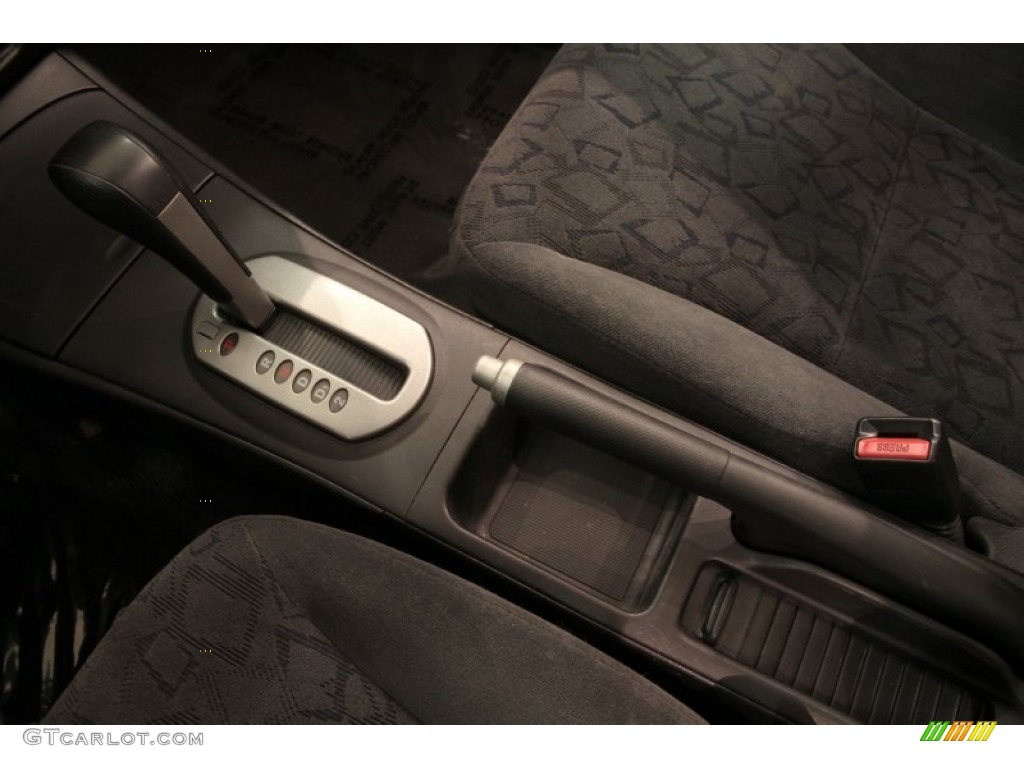 2002 Civic EX Coupe - Titanium Metallic / Beige photo #11