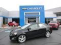 Black 2012 Chevrolet Sonic LTZ Sedan