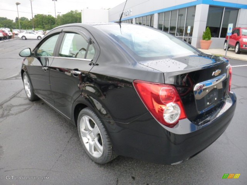 2012 Sonic LTZ Sedan - Black / Jet Black/Dark Titanium photo #3