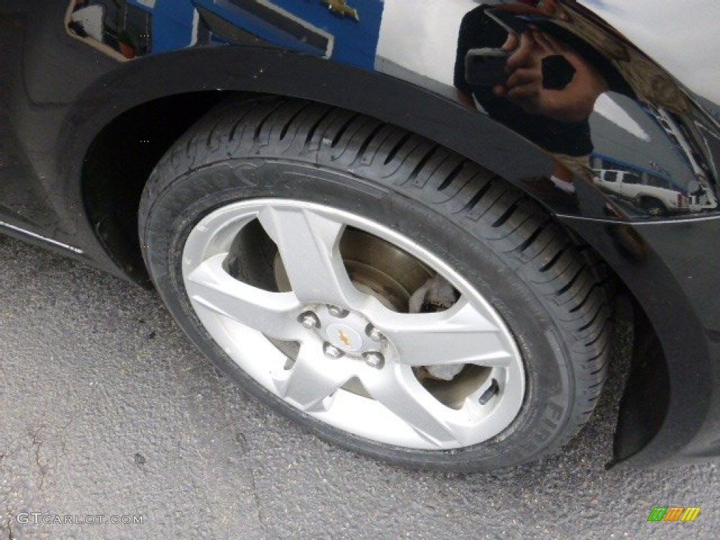 2012 Sonic LTZ Sedan - Black / Jet Black/Dark Titanium photo #9