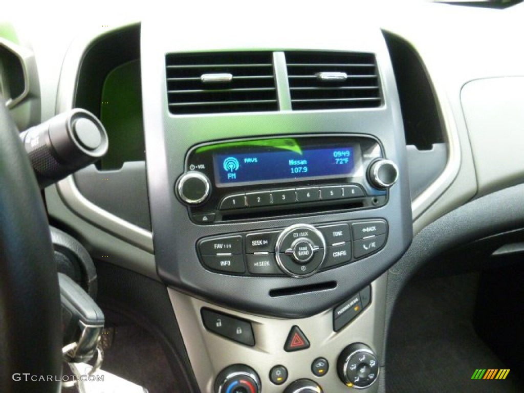 2012 Sonic LTZ Sedan - Black / Jet Black/Dark Titanium photo #18