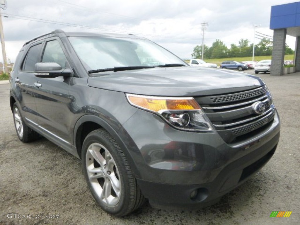 2015 Explorer Limited 4WD - Magnetic / Charcoal Black photo #1