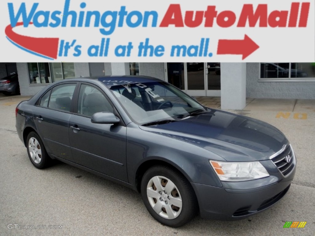 2009 Sonata GLS - Slate Blue / Gray photo #1
