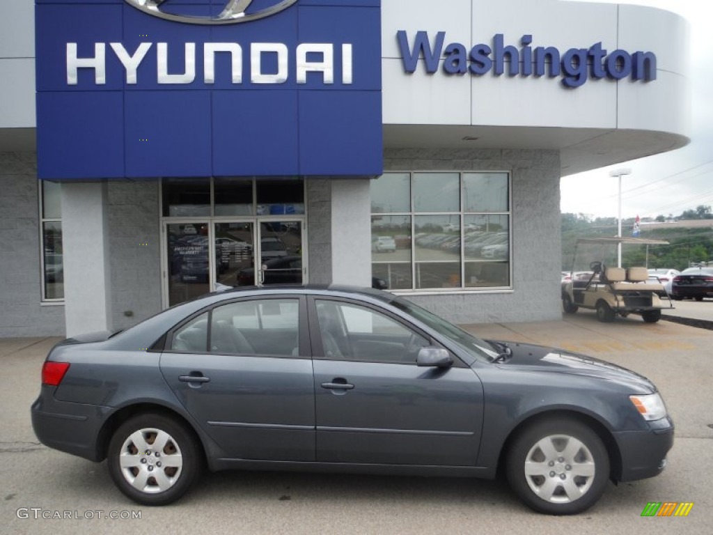 2009 Sonata GLS - Slate Blue / Gray photo #2