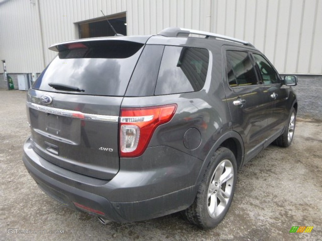 2015 Explorer Limited 4WD - Magnetic / Charcoal Black photo #4