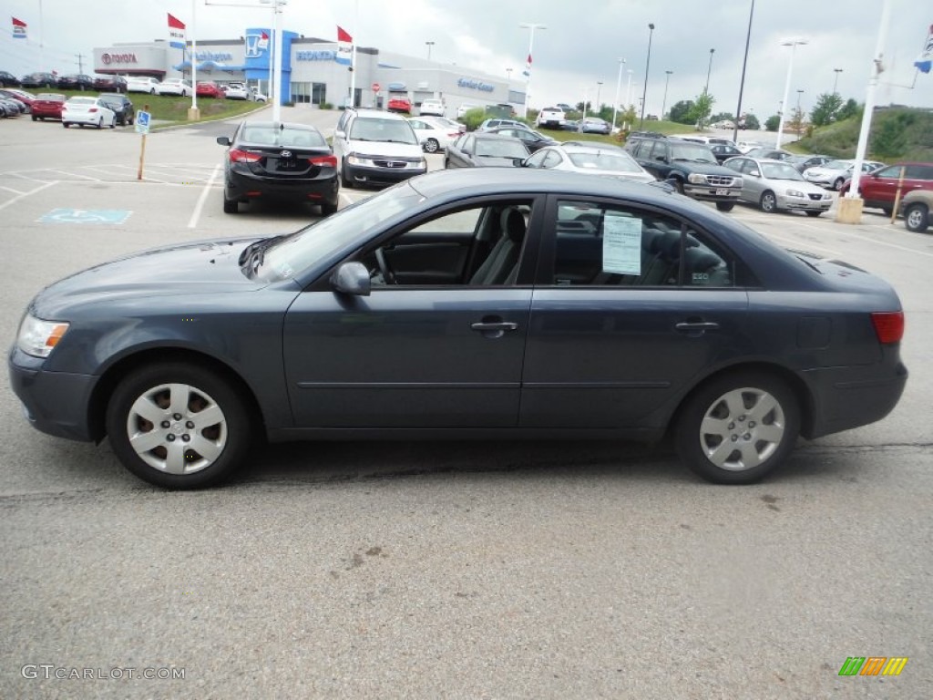 2009 Sonata GLS - Slate Blue / Gray photo #6