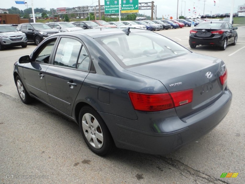 2009 Sonata GLS - Slate Blue / Gray photo #7