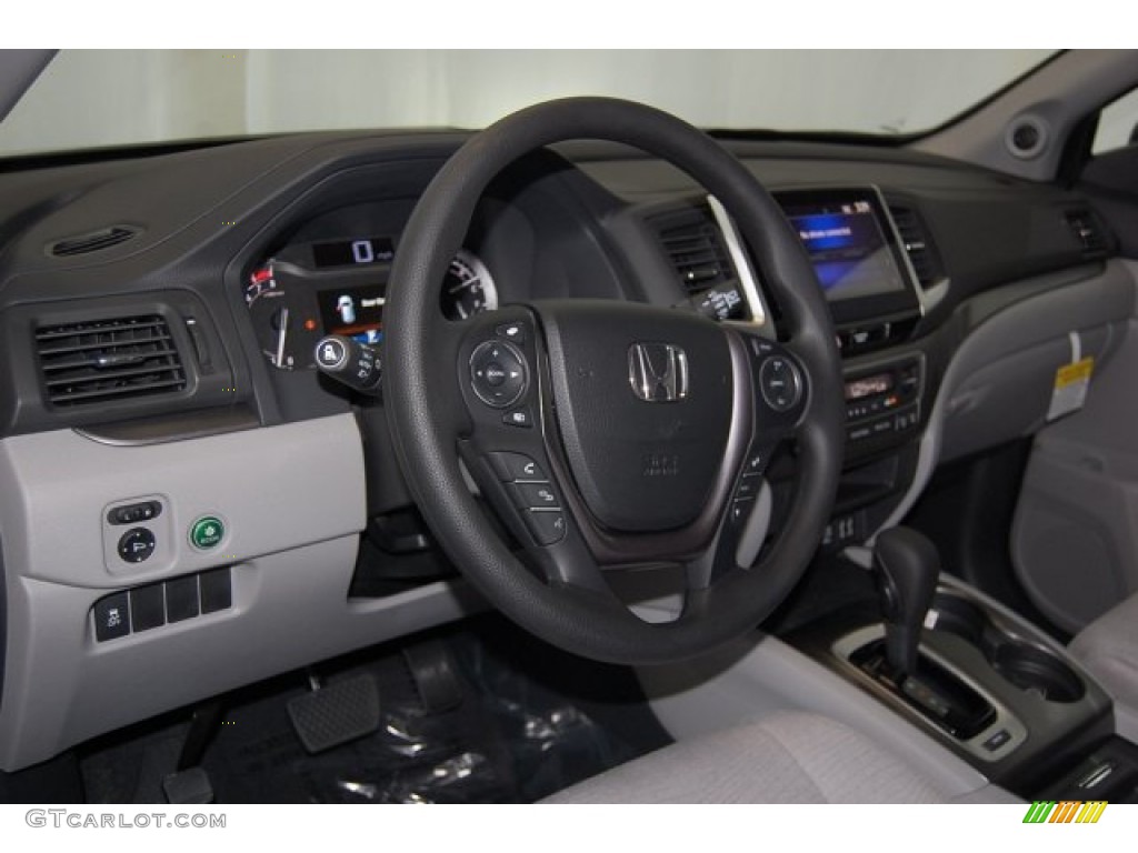 2016 Pilot EX - Lunar Silver Metallic / Gray photo #10
