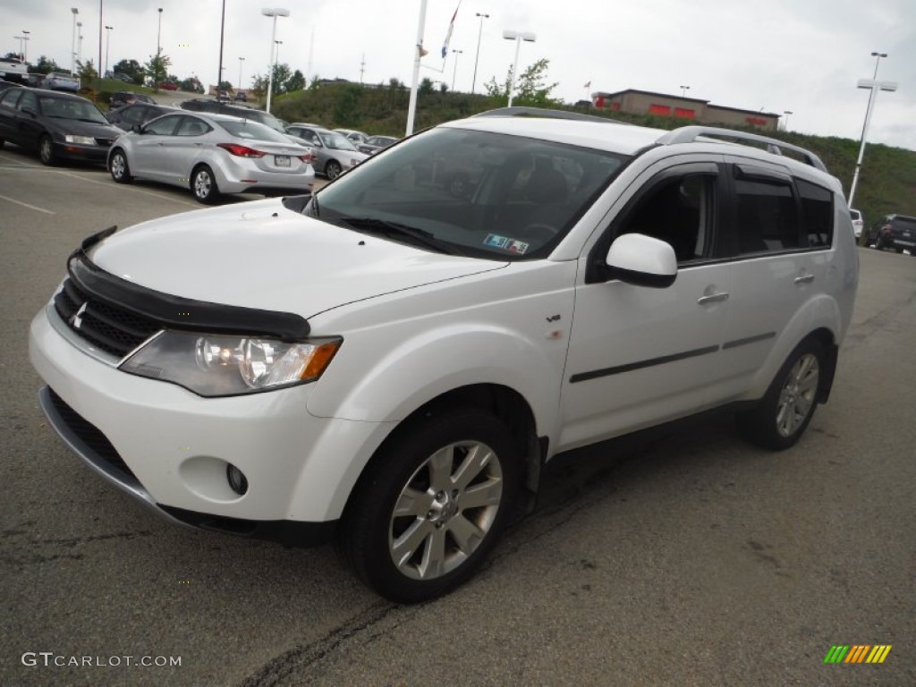 Diamond White Pearl 2008 Mitsubishi Outlander XLS 4WD Exterior Photo #104934909