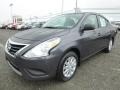 2015 Amethyst Gray Nissan Versa 1.6 S Sedan  photo #8