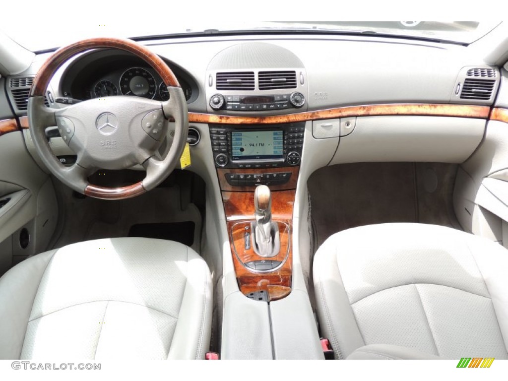 2005 E 500 Sedan - Platinum Blue Metallic / Ash photo #11