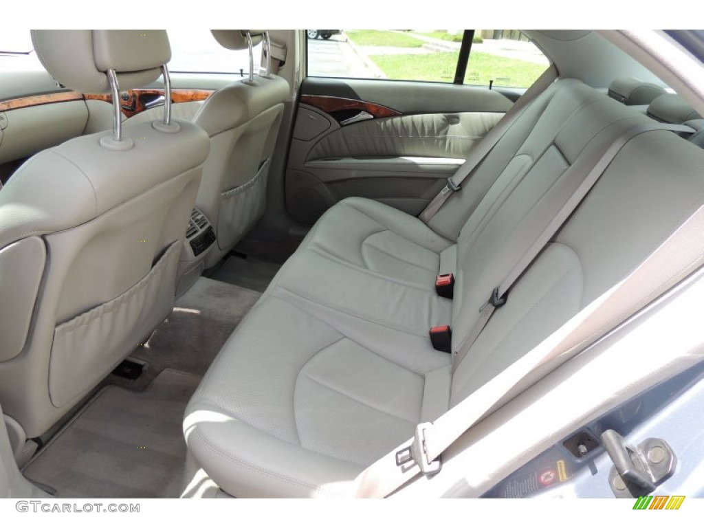 2005 E 500 Sedan - Platinum Blue Metallic / Ash photo #19