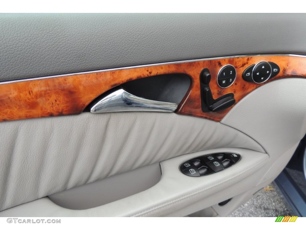 2005 E 500 Sedan - Platinum Blue Metallic / Ash photo #24