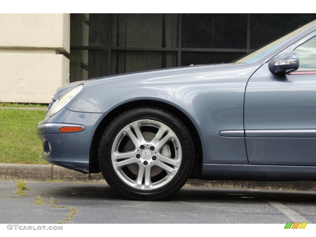 2005 E 500 Sedan - Platinum Blue Metallic / Ash photo #30