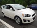 2015 White Diamond Tricoat Chevrolet Sonic LTZ Hatchback  photo #5