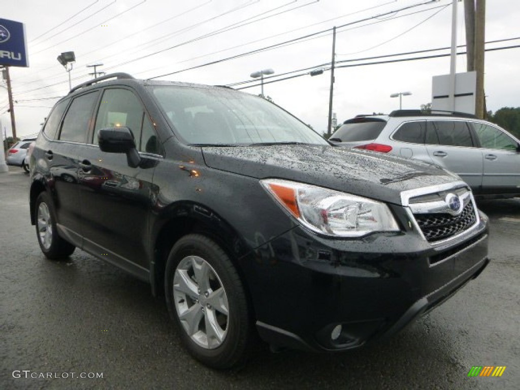 2015 Forester 2.5i Limited - Crystal Black Silica / Gray photo #1