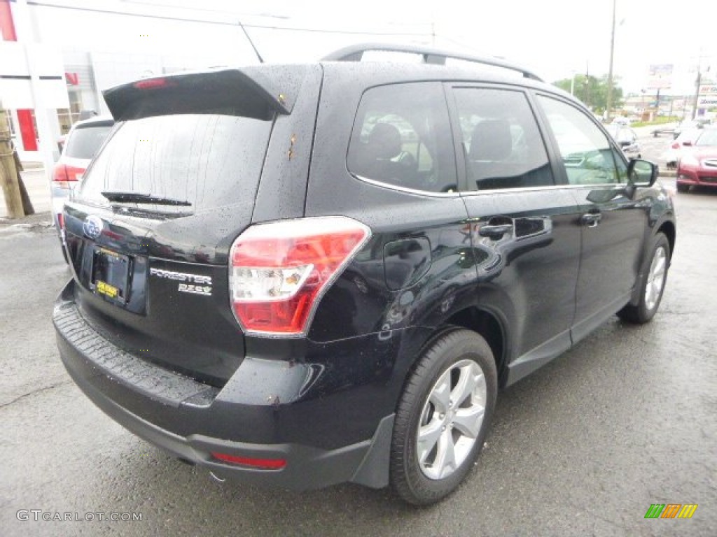 2015 Forester 2.5i Limited - Crystal Black Silica / Gray photo #4