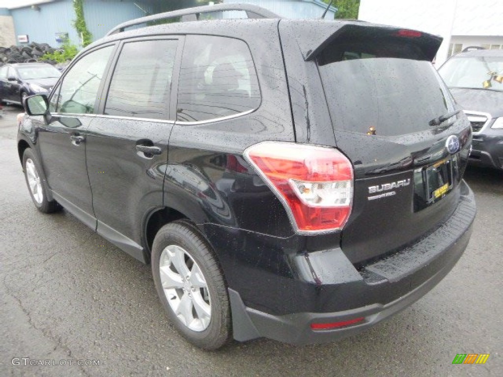2015 Forester 2.5i Limited - Crystal Black Silica / Gray photo #6