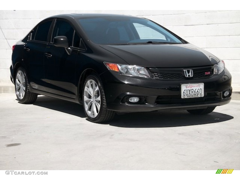 Crystal Black Pearl Honda Civic