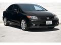 Crystal Black Pearl 2012 Honda Civic Si Sedan